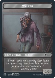 Walker token (#152) (The Walking Dead) (foil) (2/2)